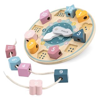 Shape sorting clock